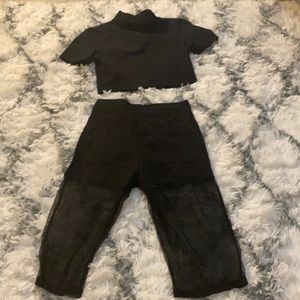 Fashion nova biker set